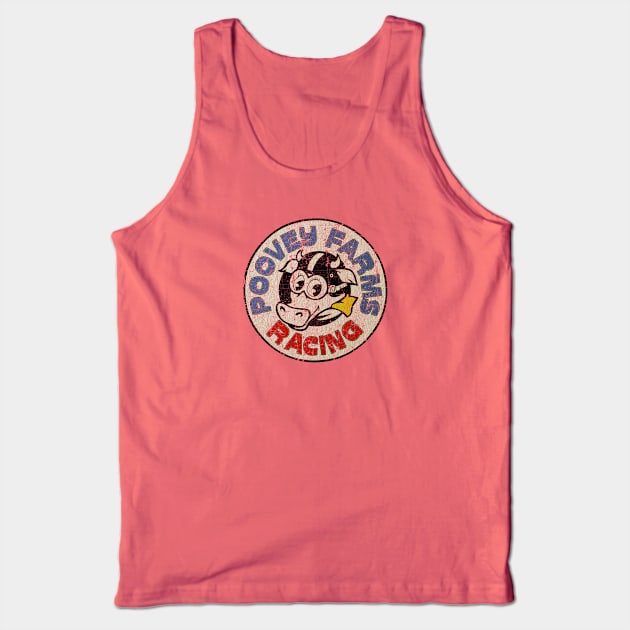 Poovey Farms Racing Tank Top by Thrift Haven505